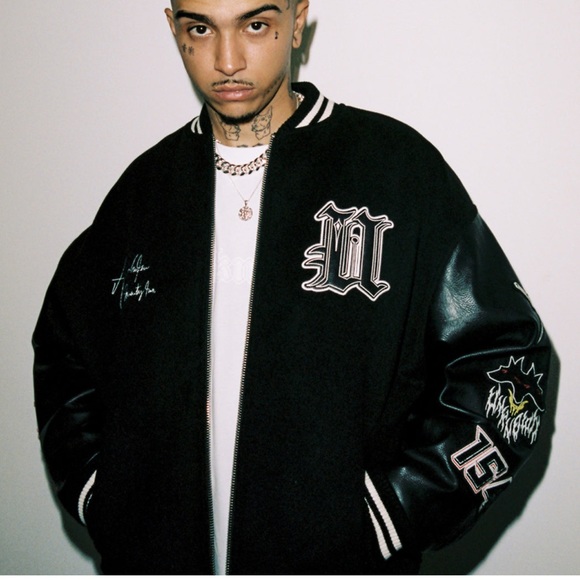 Unknown
Logo embroidered tech varsity jacket - Picture 3 of 9